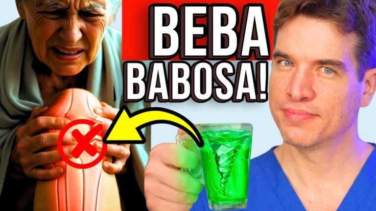 TOME 1 COPO de BABOSA Todos os Dias e ACABE Com a Dor nas Juntas (Veja a Mudança em Dias!)