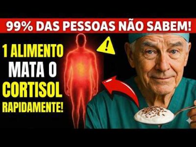 Acorda sempre às 3 da manhã? Coma estes 5 alimentos para baixar o cortisol RÁPIDO após os 60 anos