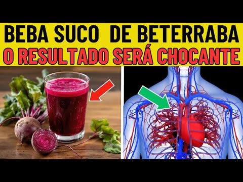 IDOSOS, até mesmo 1 copo de SUCO DE BETERRABA pode desencadear uma reação corporal IRREVERSÍVEL!