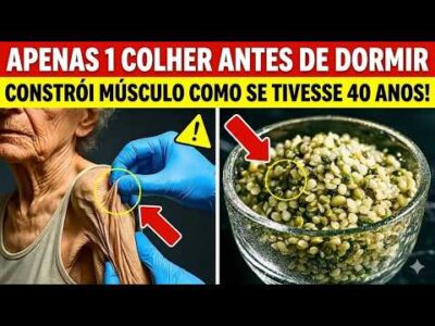 Ganhe massa muscular depois dos 70: esta proteína de semente funciona melhor que ovos!