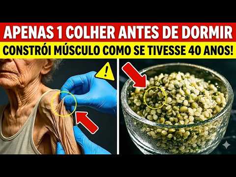 Ganhe massa muscular depois dos 70: esta proteína de semente funciona melhor que ovos!