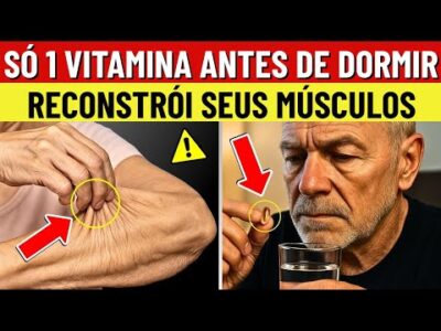 IDOSOS, TOMEM ISTO antes de dormir ou seus músculos continuarão desaparecendo | Saúde dos idosos