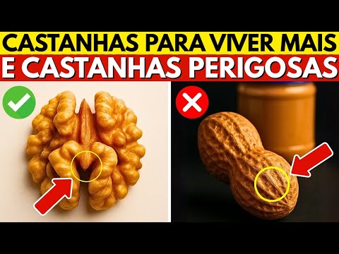 Mais de 65 anos? 4 nozes que você DEVE comer e 4 que você NUNCA deve tocar!
