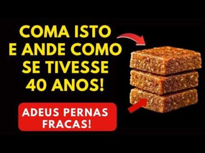 Suas pernas enfraquecem primeiro! Coma ESTES 6 alimentos para fortalecê-las RAPIDAMENTE