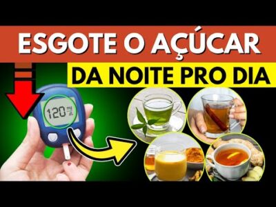 Elimine o açúcar no sangue da noite para o dia bebendo essas 8 SUPER bebidas